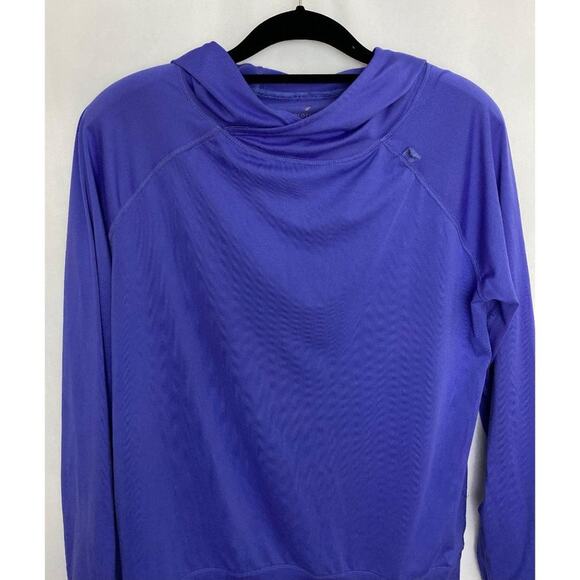Colosseum Purple Workout Athleisure Relaxed Fit Hoodie Medium - Picture 4 of 10